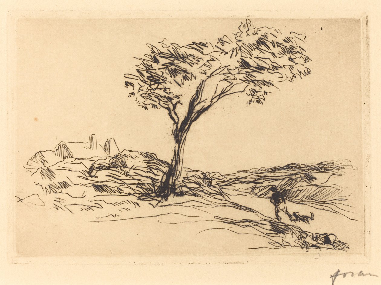 Maisema Versaillesin ympäristössä tekijältä Jean Louis Forain