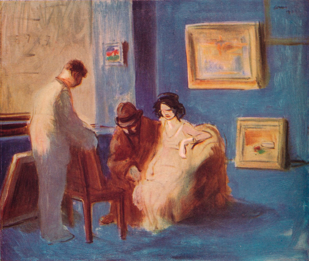 Kuvakauppias, 1927 tekijältä Jean Louis Forain