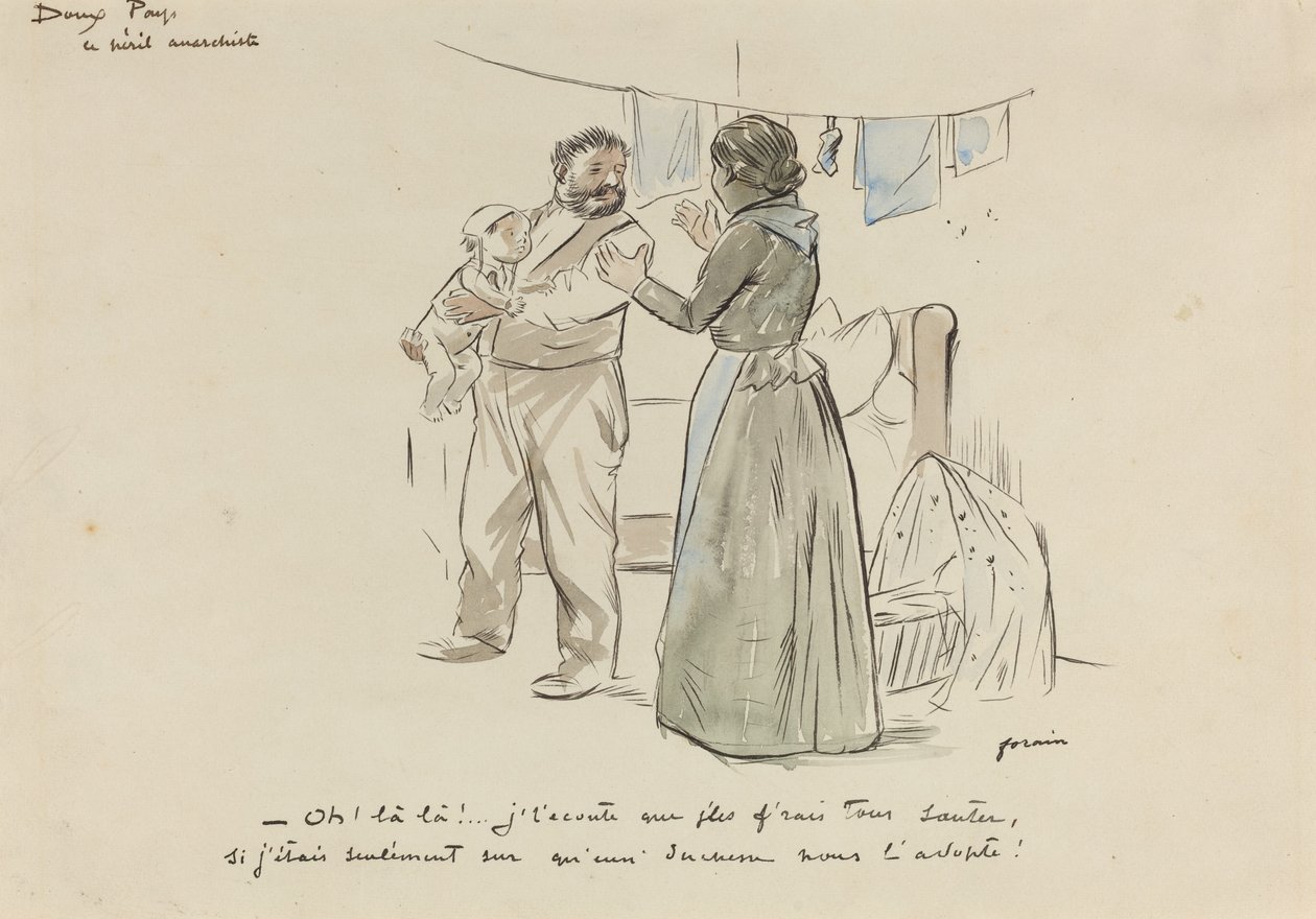 Anarkistien vaara tekijältä Jean Louis Forain