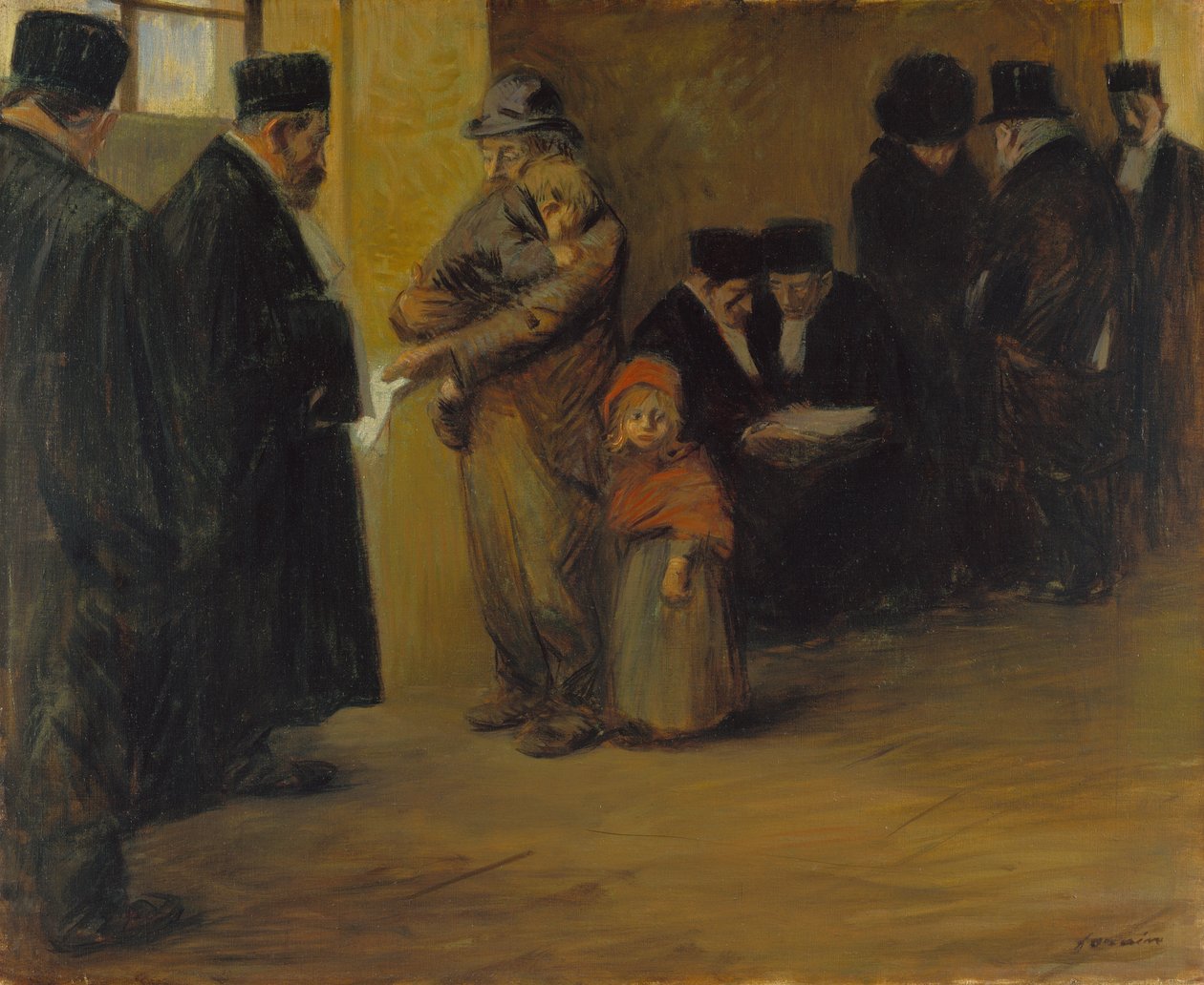 Oikeusapu, 1900-1910 luvut tekijältä Jean Louis Forain