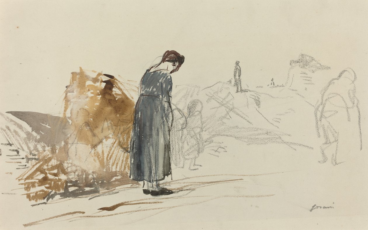 Saksalaiset ovat menneet, n. 19141919. tekijältä Jean Louis Forain