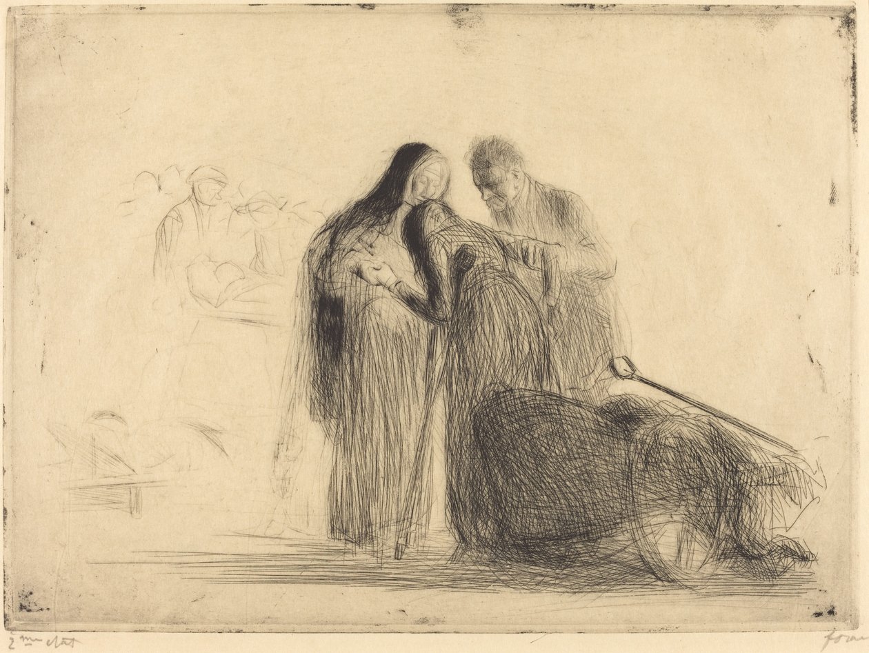Lourdes, halvaantunut (toinen levy) tekijältä Jean Louis Forain