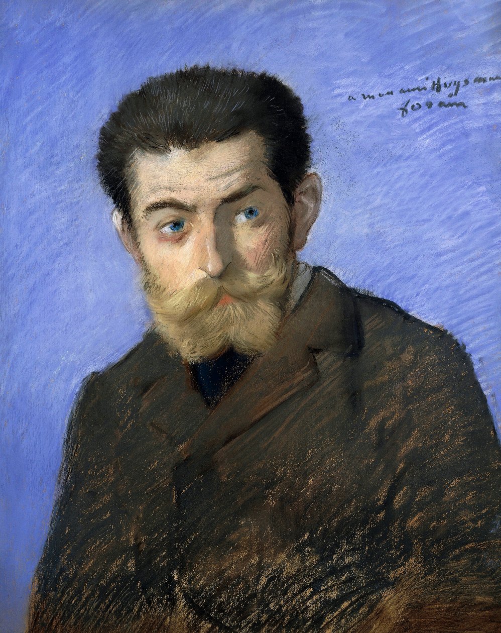 Joris Karl Huysmansin muotokuva, Charles-Marie-Georges Huysmansin salanimi (Pariisi) tekijältä Jean Louis Forain