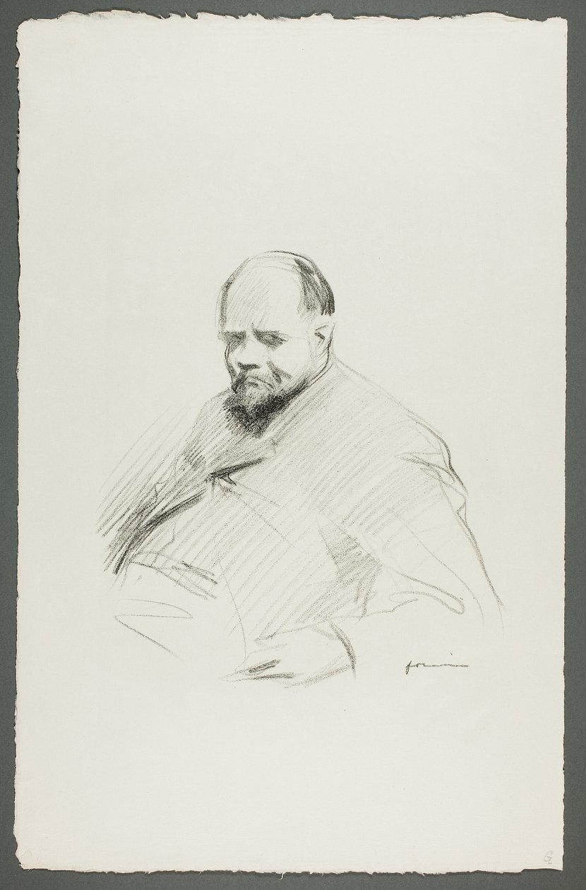 Vollardin muotokuva istumassa tekijältä Jean Louis Forain