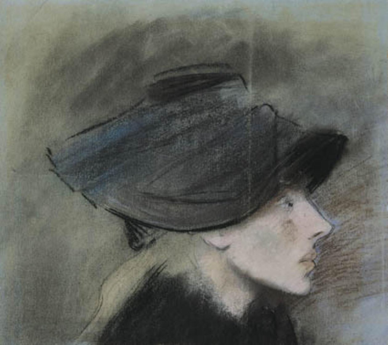 Muotokuva kabareelaulaja Valéry Roumysta tekijältä Jean Louis Forain