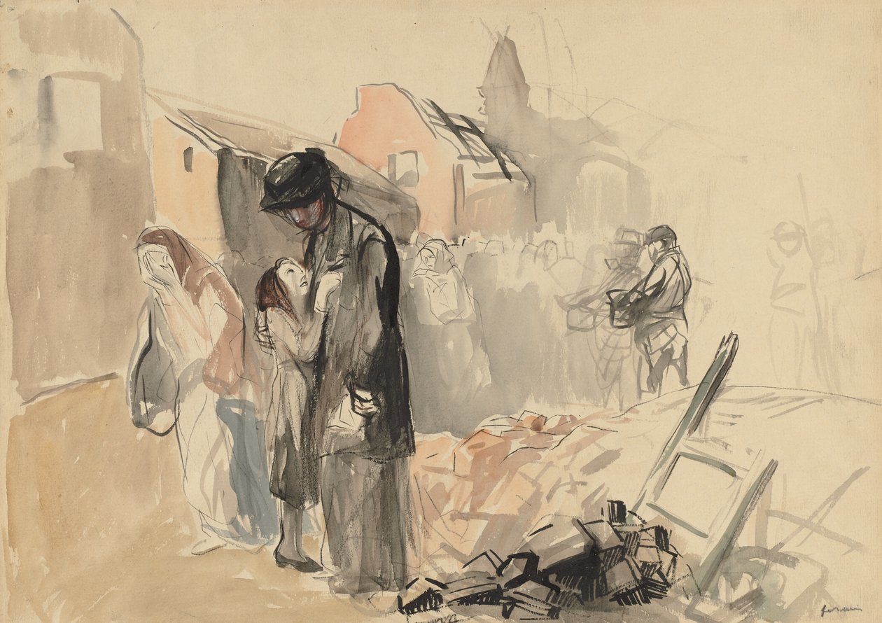 Valloitettu alue (recto) tekijältä Jean Louis Forain