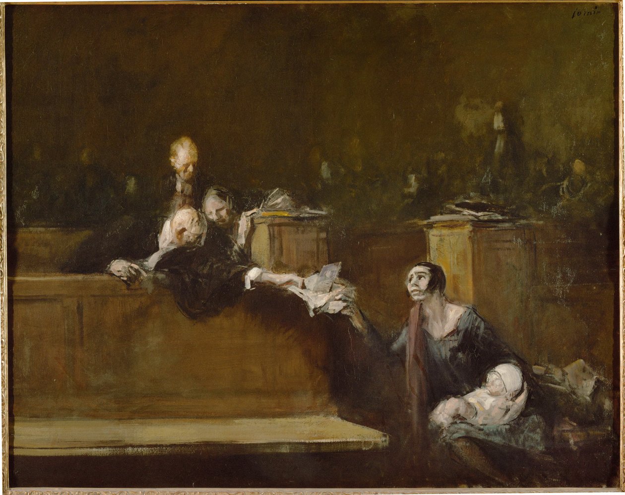 Tuomioistuimen kohtaukset ... tekijältä Jean Louis Forain