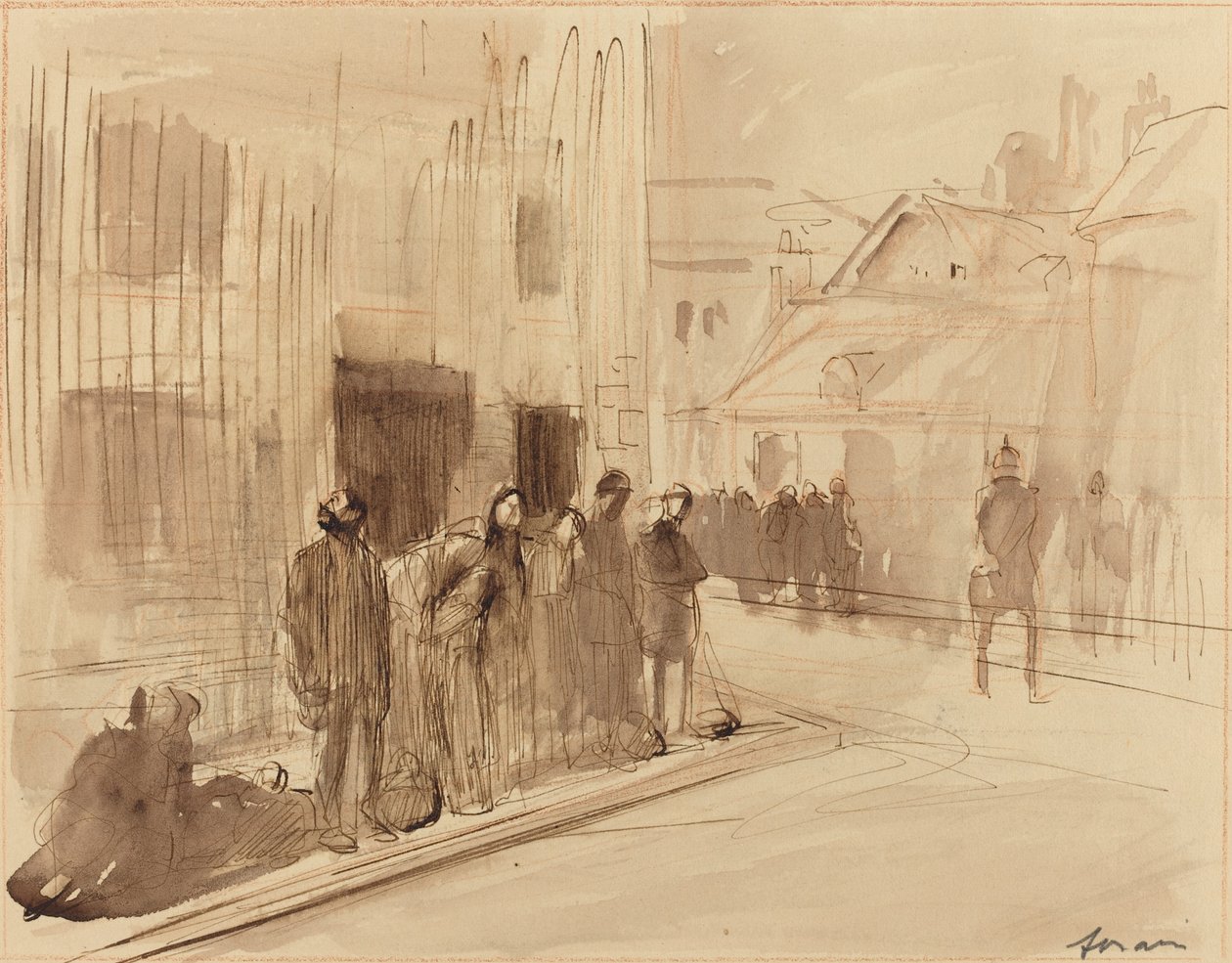 Orjuus pohjoisessa, n. 19141919. tekijältä Jean Louis Forain