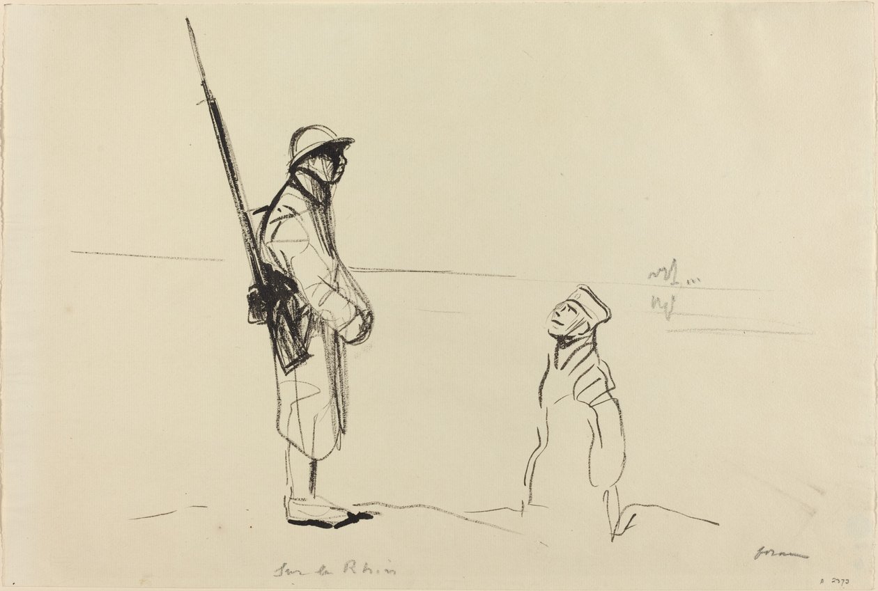 Reinillä, n. 19141919. tekijältä Jean Louis Forain