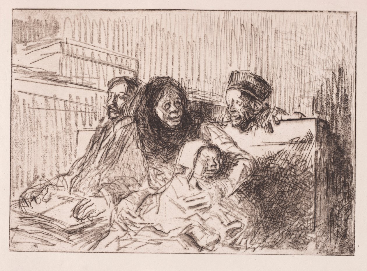 Todistajat oikeudessa, 1908. tekijältä Jean Louis Forain