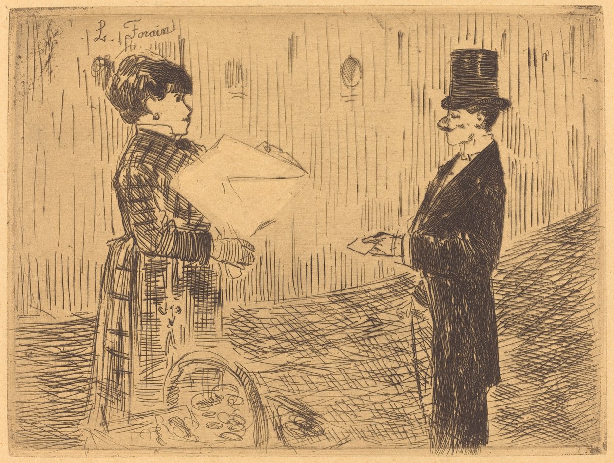 Kukkakimppu tekijältä Jean Louis Forain