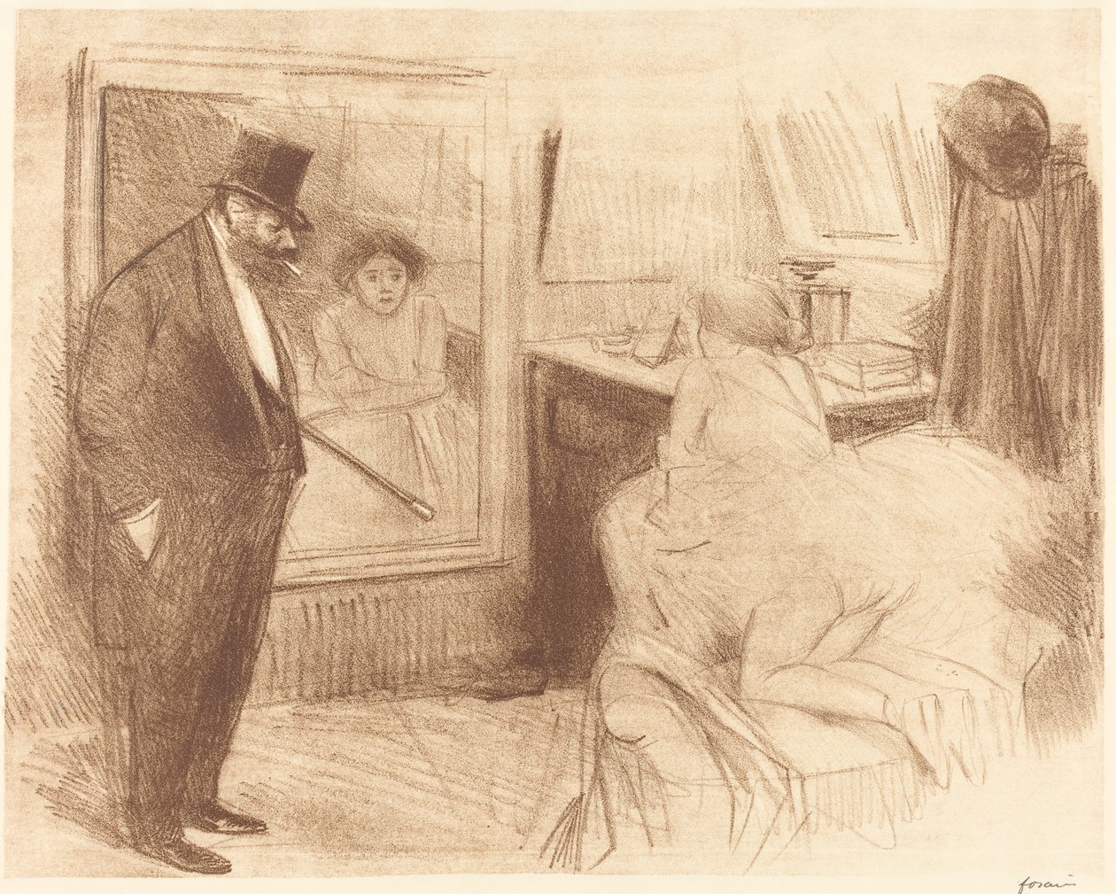 Tanssijan pukuhuone (toinen levy) tekijältä Jean Louis Forain