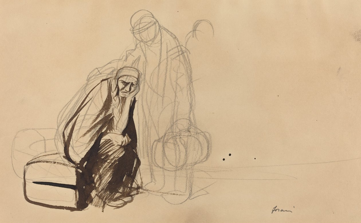Lähtö Versaillesiin, n. 1919. tekijältä Jean Louis Forain