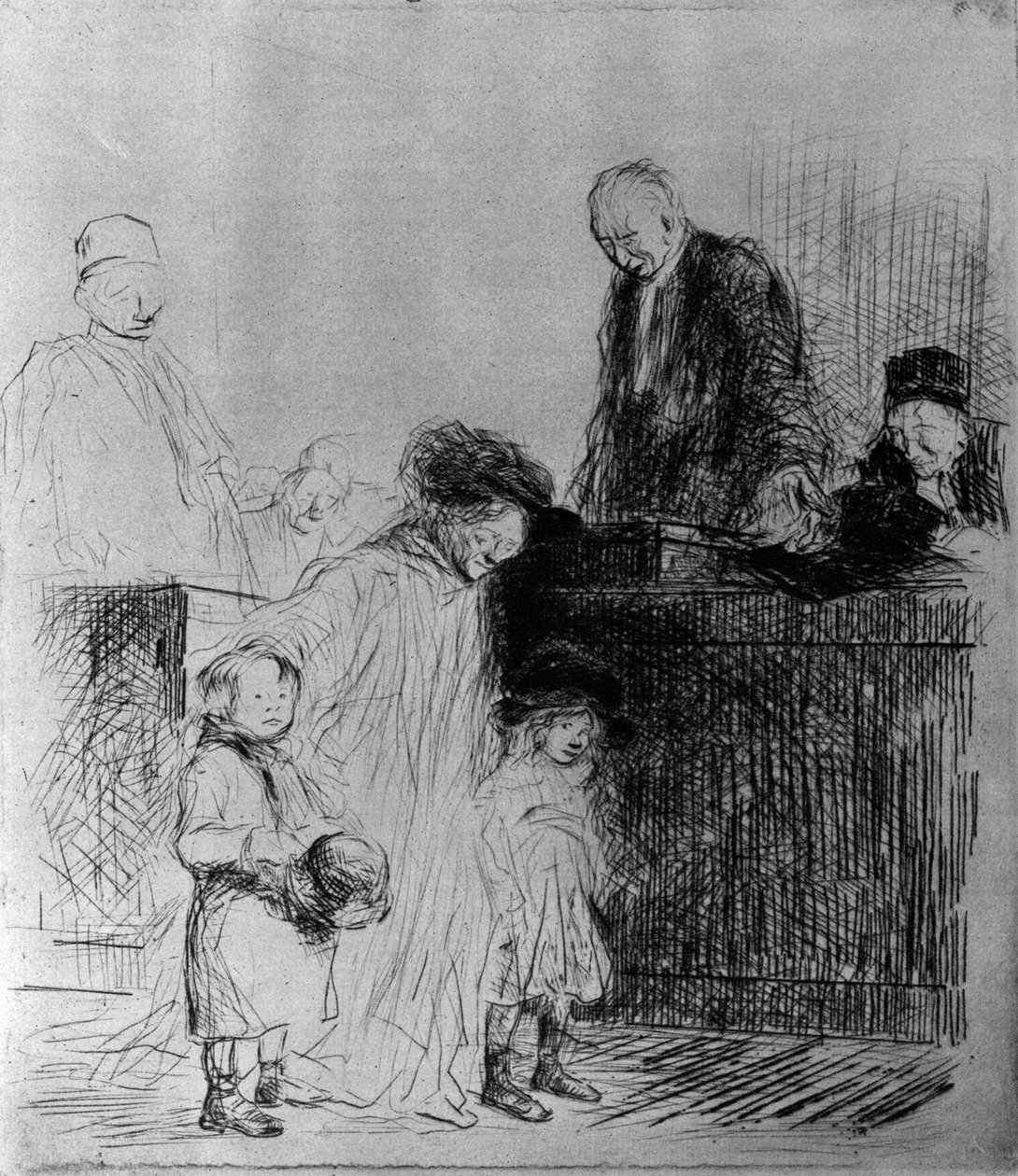 Yleisön poistuminen, 1925. tekijältä Jean Louis Forain