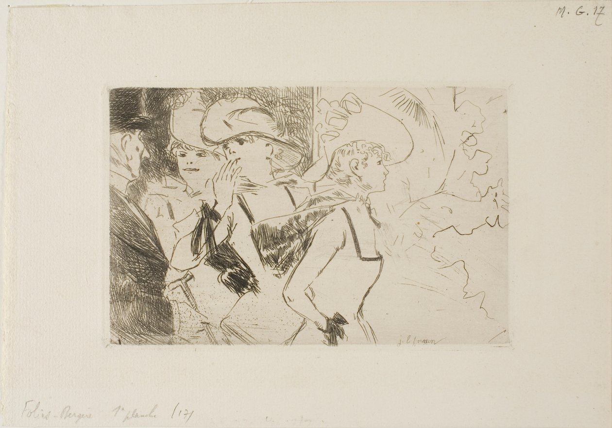 Foiles-Bergère, ensimmäinen levy tekijältä Jean Louis Forain