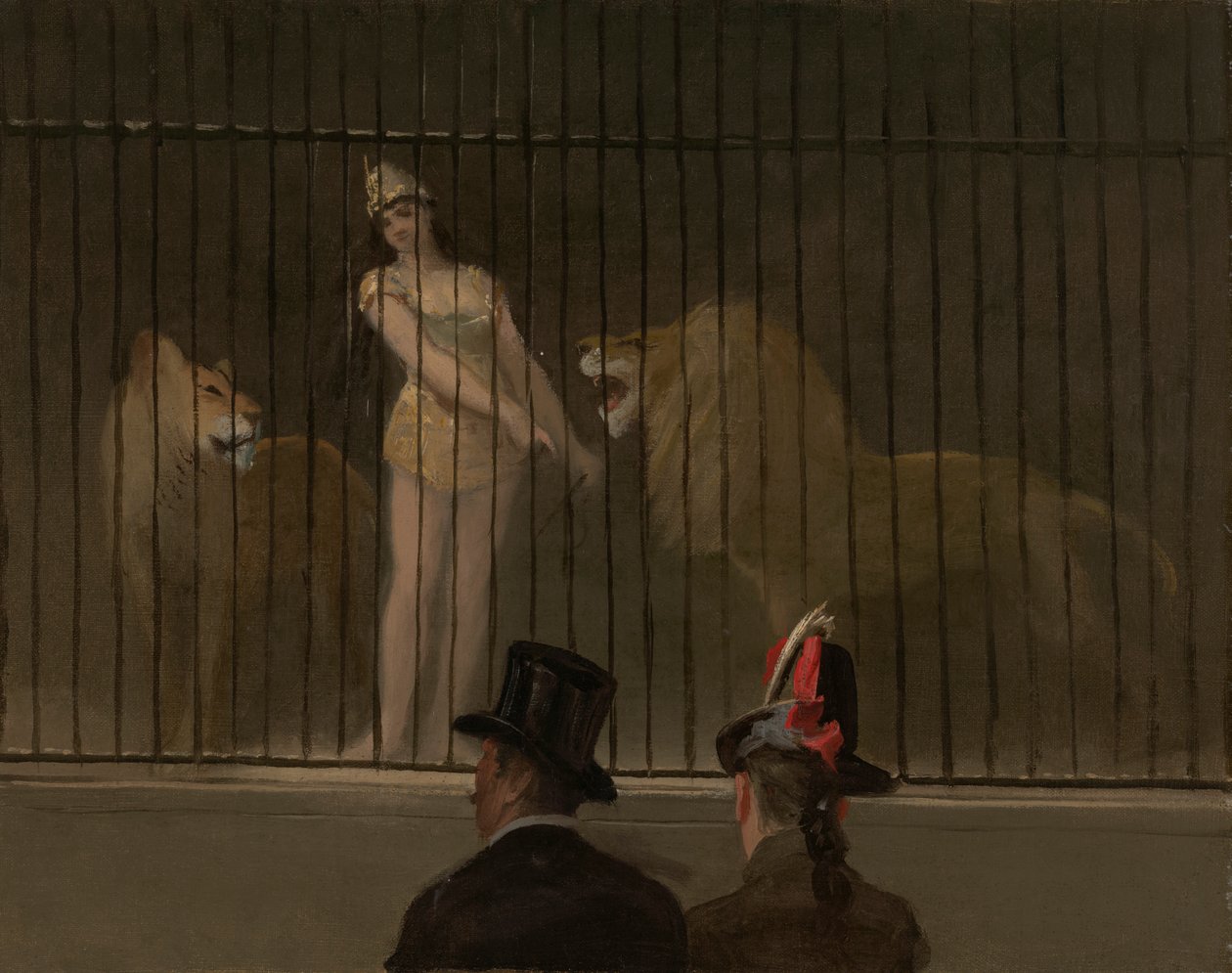 Leijona-kesyttäjä tekijältä Jean Louis Forain