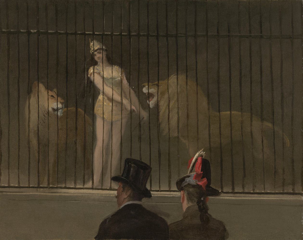 Leijona-kesyttäjä tekijältä Jean Louis Forain