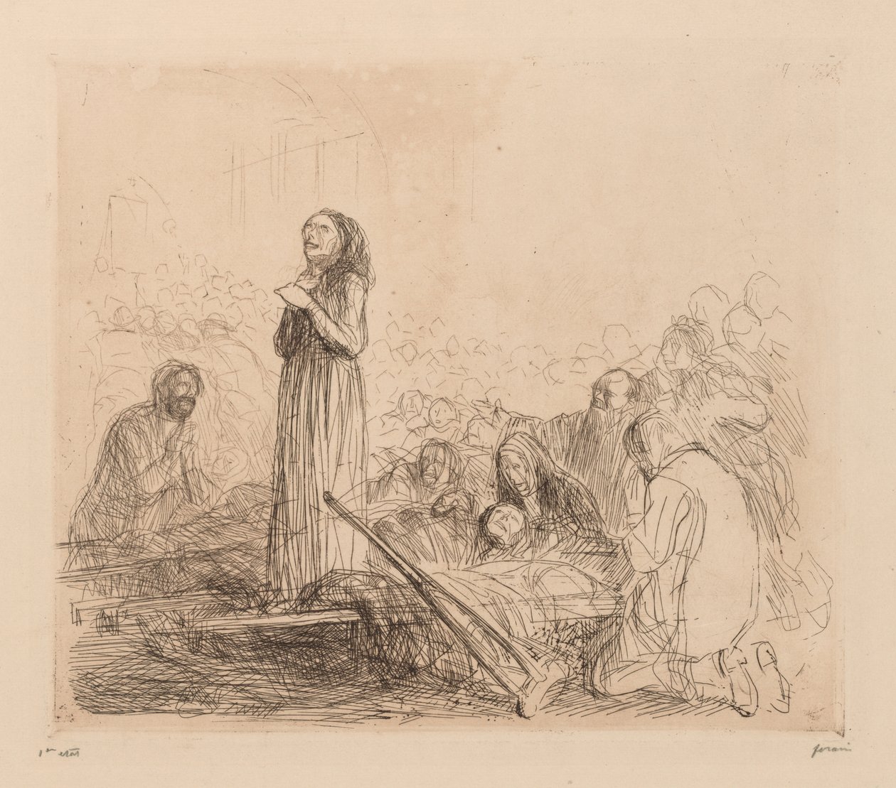 Ihme Lourdesissa tekijältä Jean Louis Forain