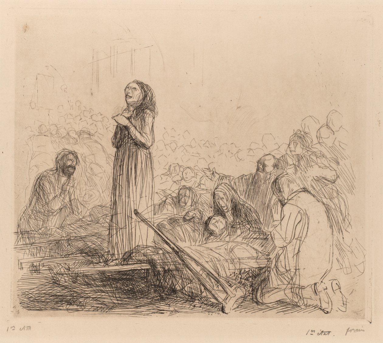 Ihme ennen Siunattua Sakramenttia tekijältä Jean Louis Forain