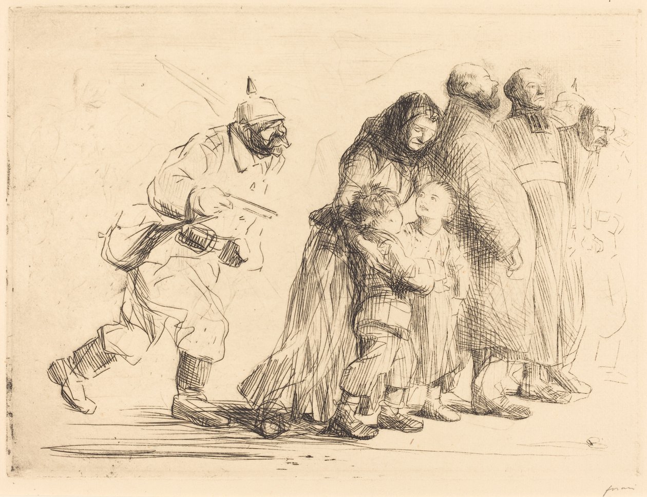 The Notables (iso lautanen) tekijältä Jean Louis Forain