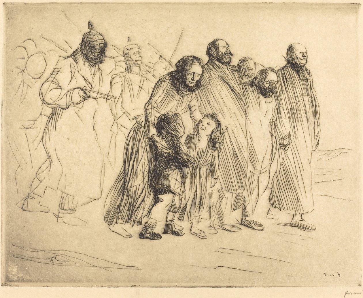 The Notables (pieni lautanen) tekijältä Jean Louis Forain