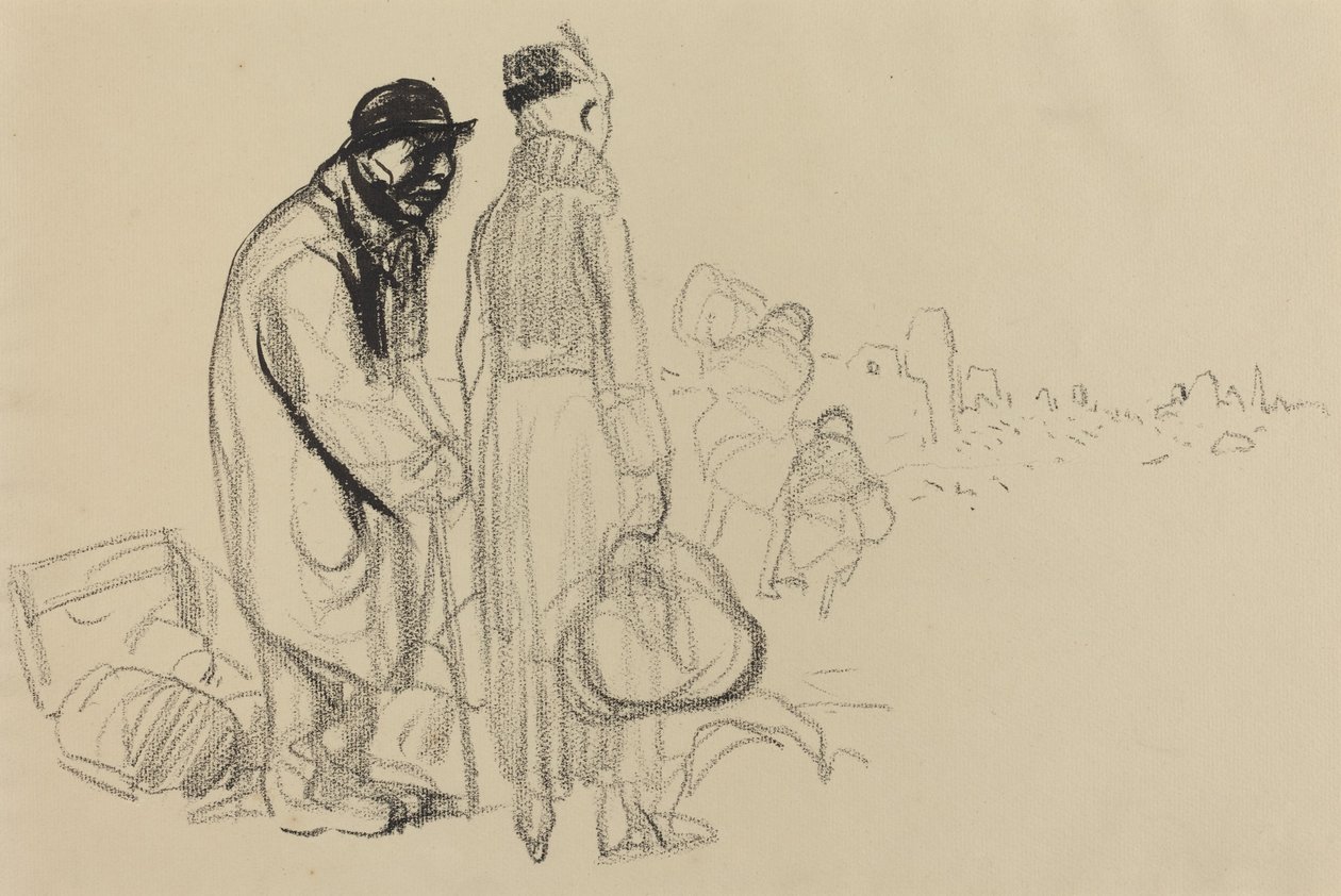 Paluu, c. 19141919. tekijältä Jean Louis Forain