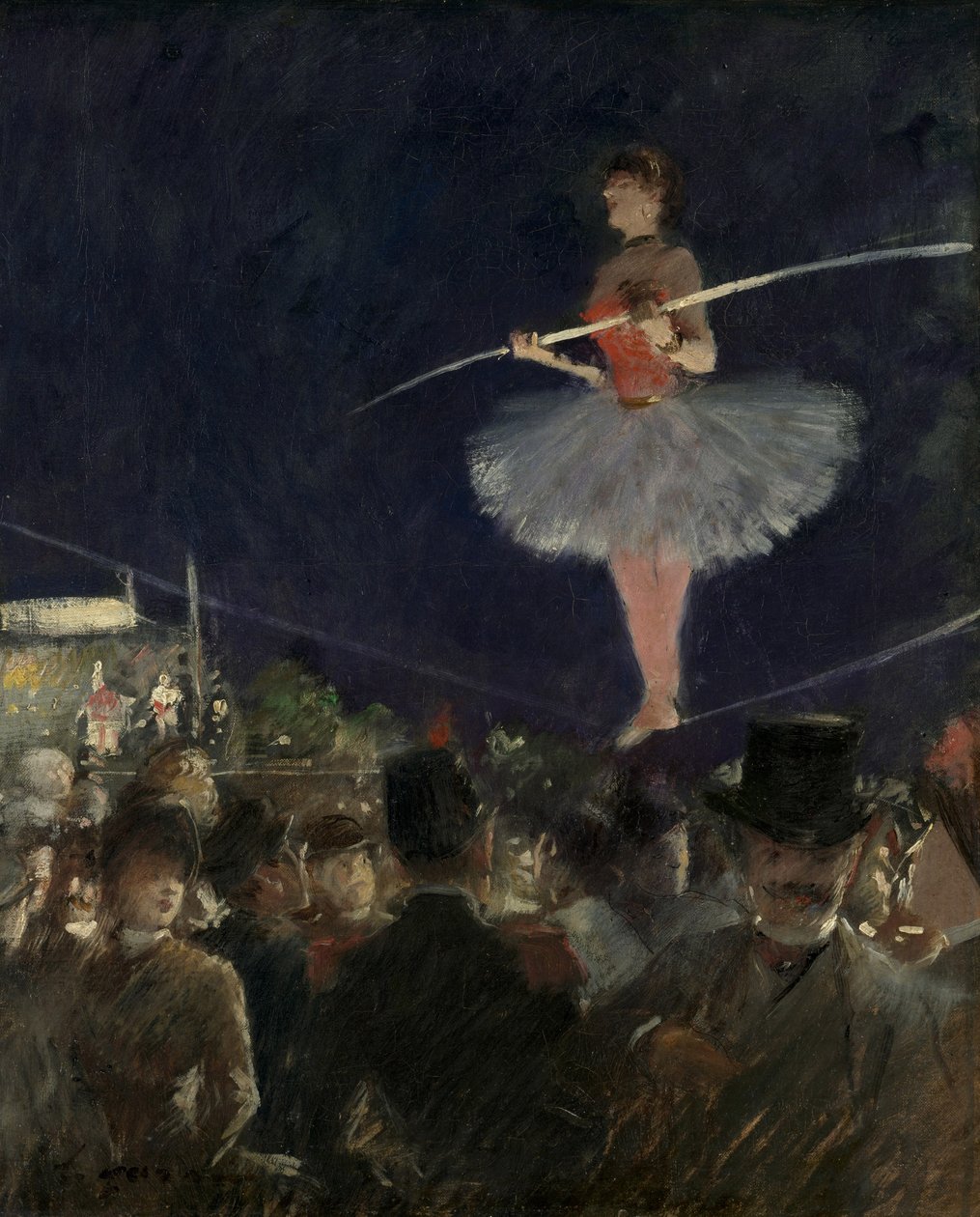 Tight-Rope Walker, n. 1885 tekijältä Jean Louis Forain
