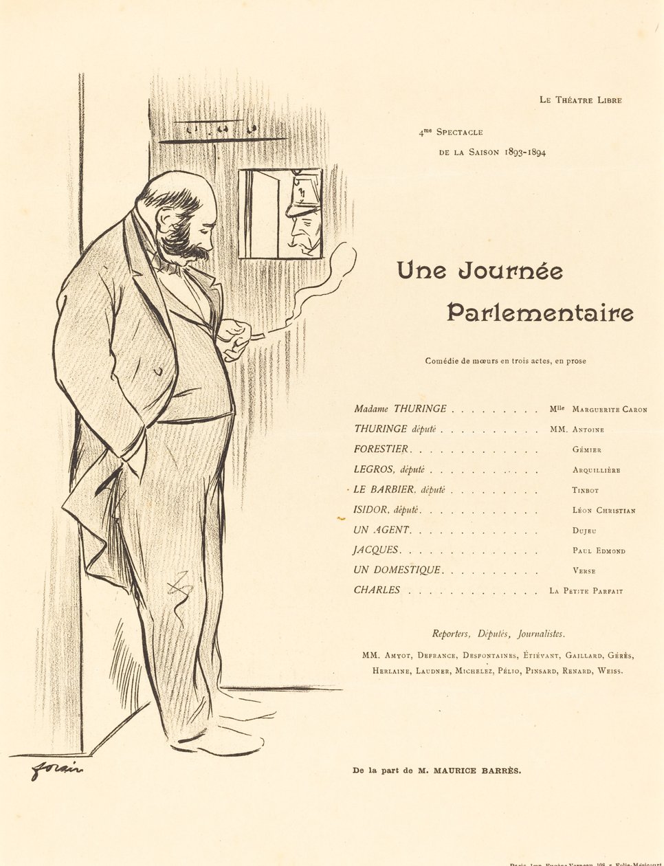Eduskuntapäivä tekijältä Jean Louis Forain