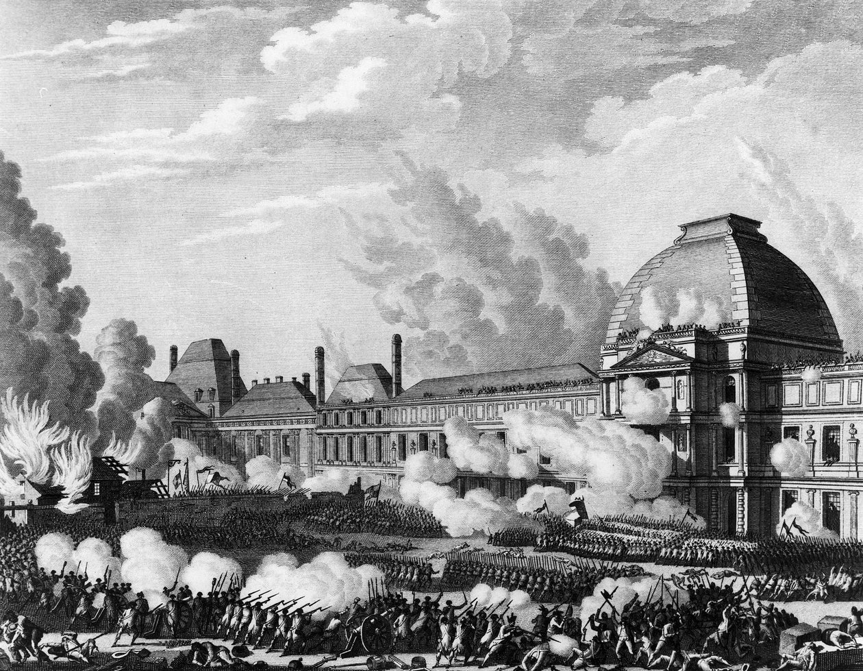 Ranskan vallankumous: elokuun 10 tekijältä Jean Louis II (after) Prieur