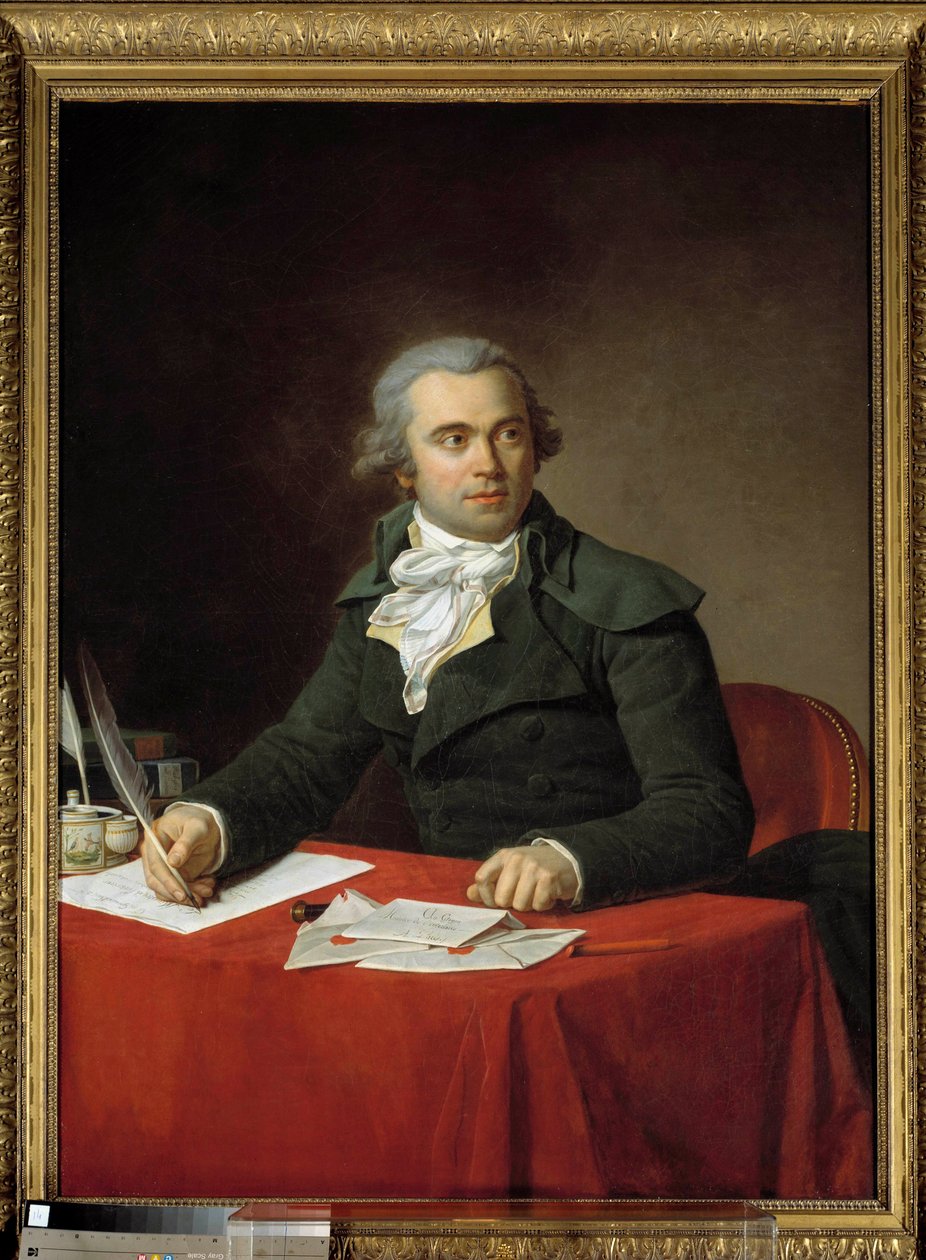 Sisäministeri Jules Francois Paren (1755-1819) muotokuva vuosina 1793-1794 Jean Louis Laneuvillen (1748-1826) maalaus 1793 Paris, Musee Carnavalet tekijältä Jean Louis Laneuville