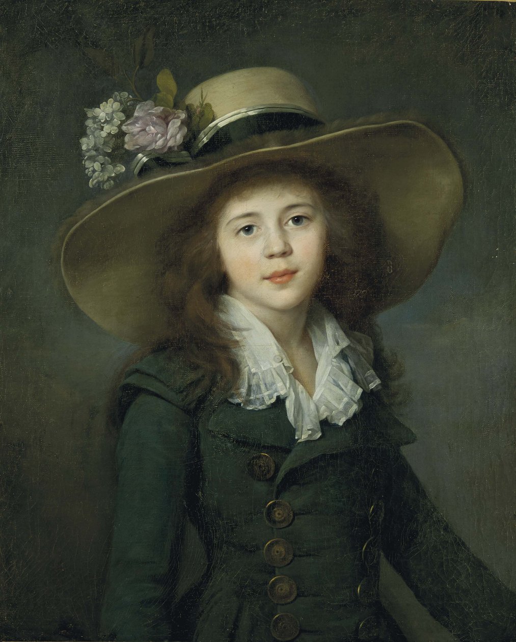 Paronitar Elizaveta Aleksandrovna Stroganova 1779-1818, alkuvuodesta 1780 p. tekijältä Jean Louis Voille