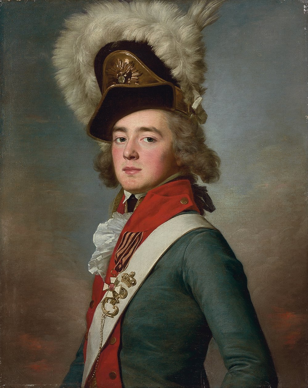 Prikaatikenääri Valerian Aleksandrovich Zubovin muotokuva, tekijältä Jean Louis Voille