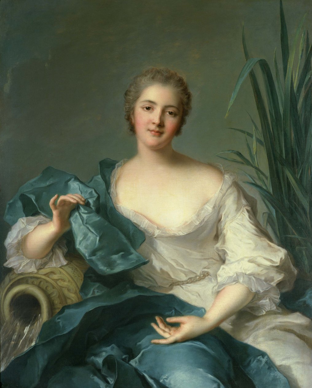 Madame Marie-Henriette Bertolo de Pleneufin muotokuva. tekijältä Jean Marc Nattier