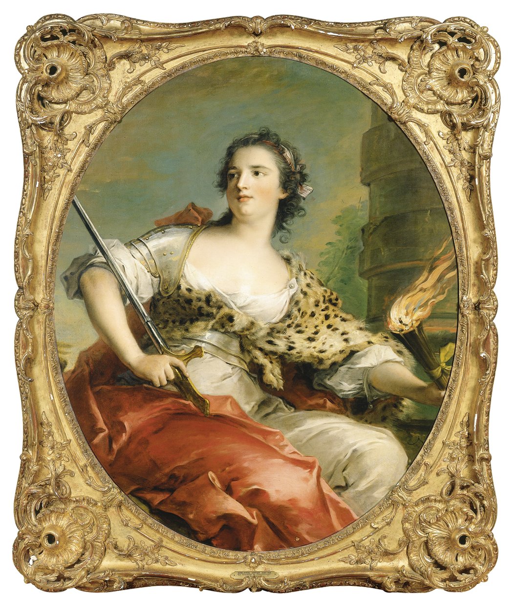 La Force, Fortituden henkilöitymä, 1743 tekijältä Jean Marc Nattier