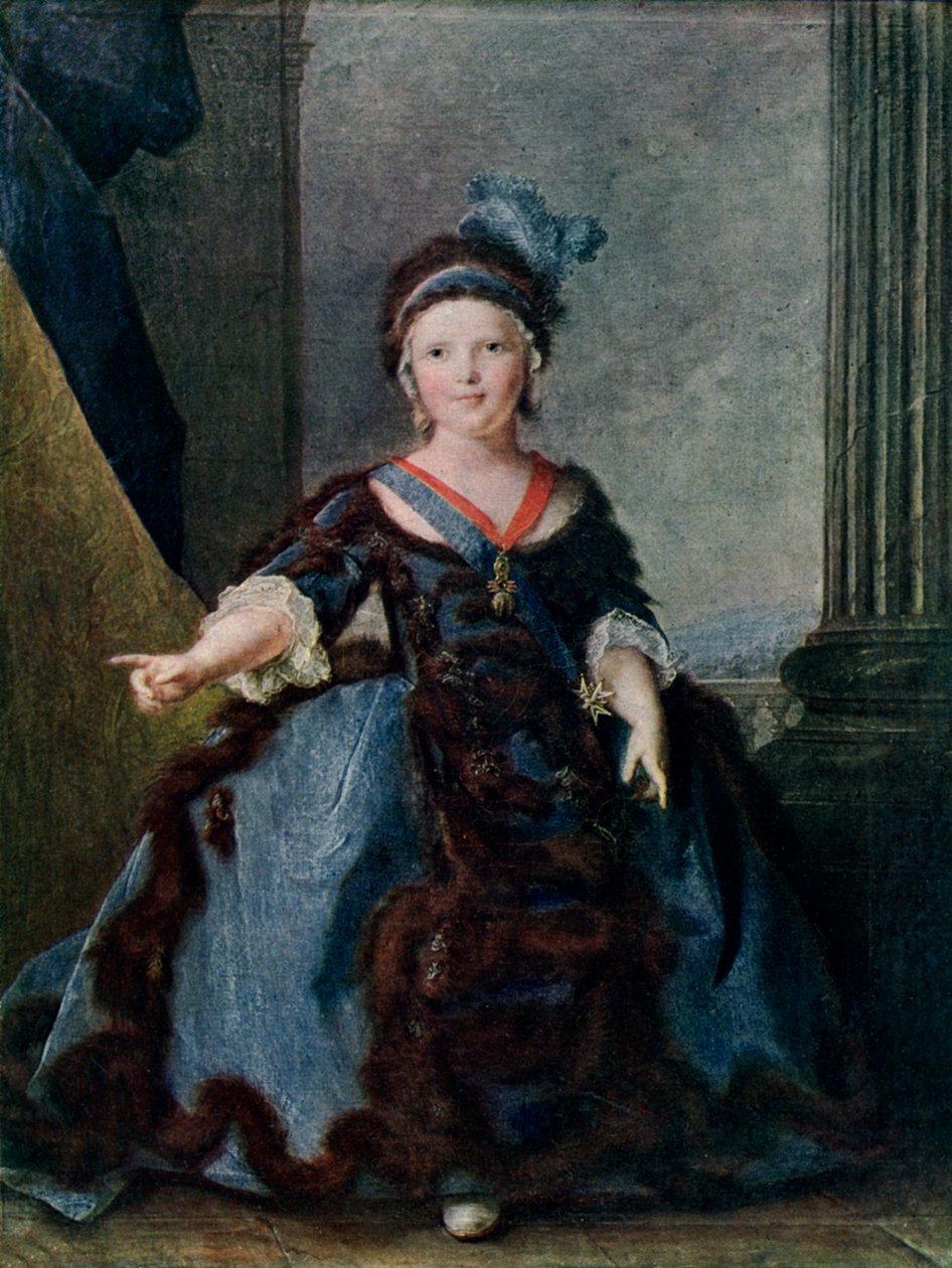 Louis Ranskalainen, 1754, 1910 tekijältä Jean Marc Nattier