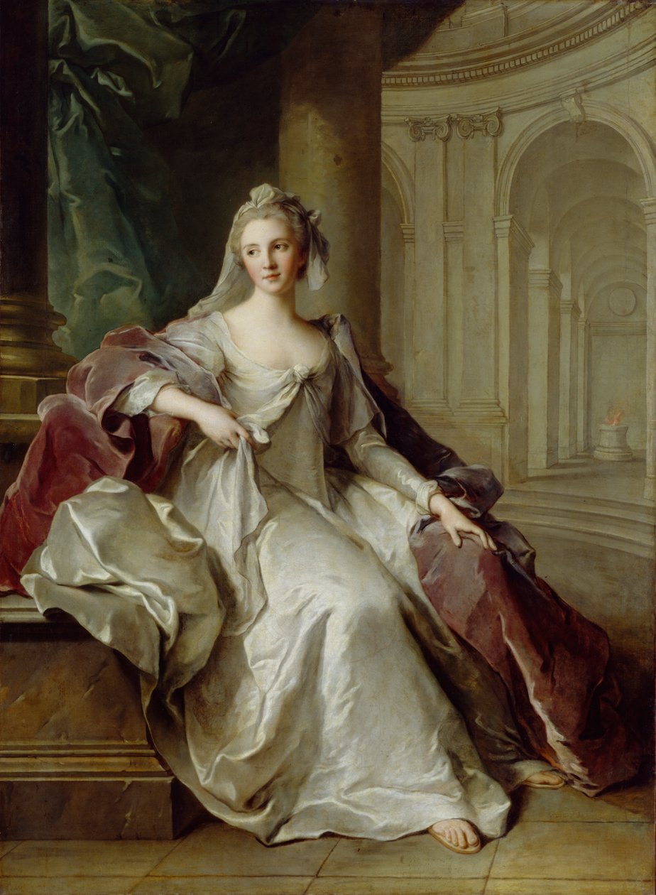 Madame Henriette de France Vestal-neitsyenä, n. 1749 tekijältä Jean Marc Nattier