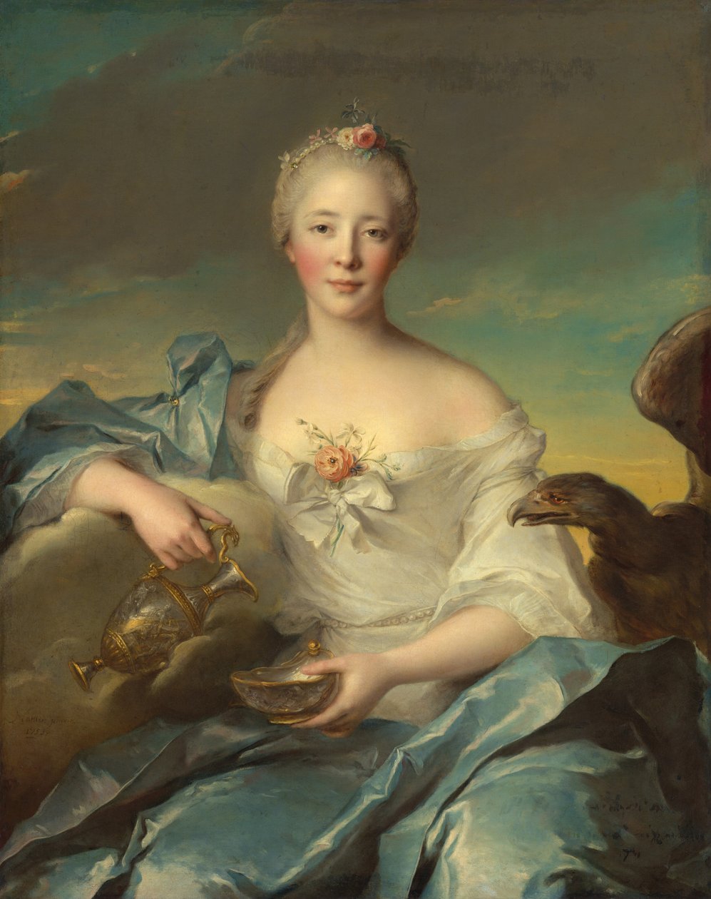 Madame Le Fèvre de Caumartin hahmona Hebe tekijältä Jean Marc Nattier