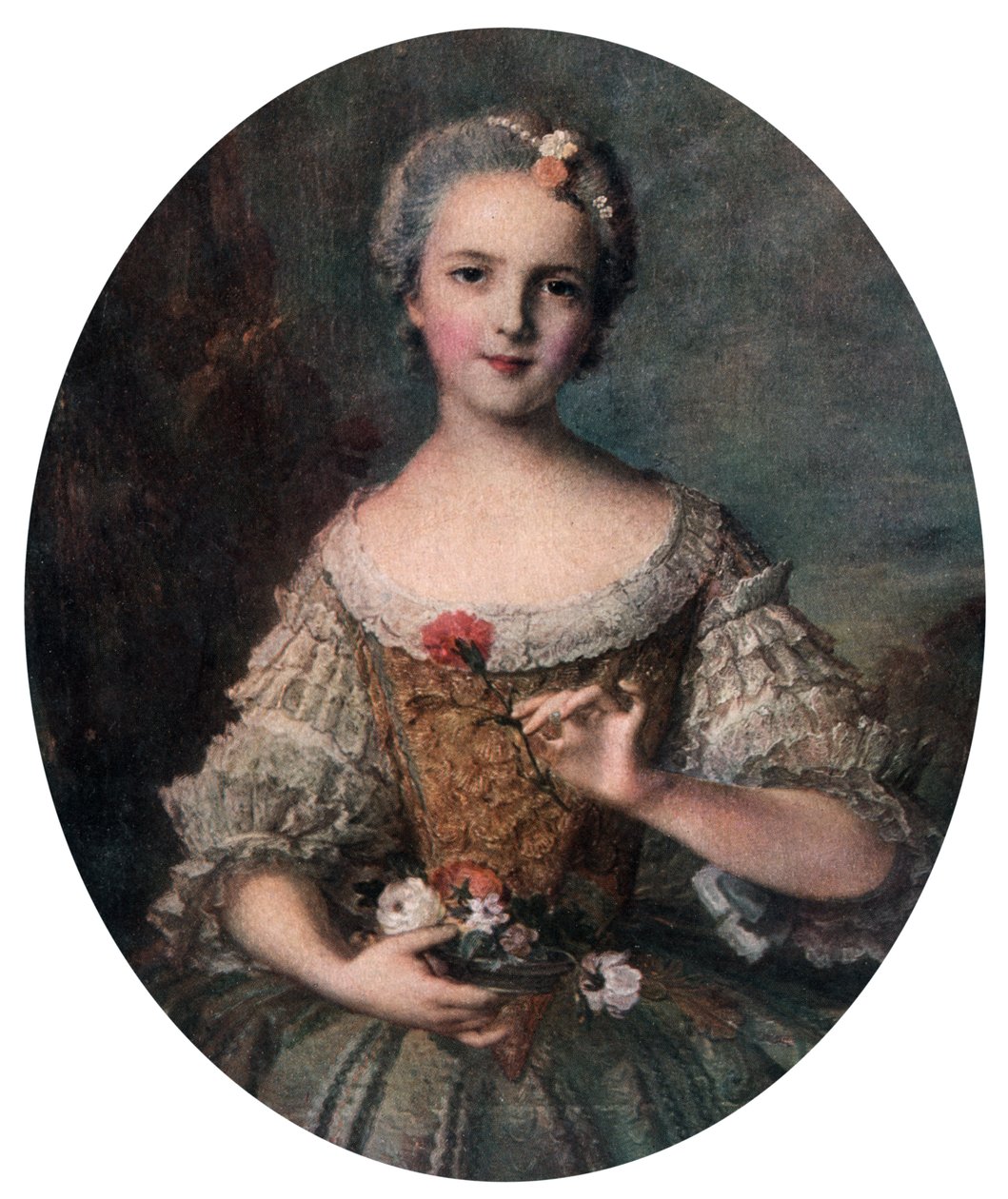 Madame Louise, Louis XV:n tytär, 1700-luvun puoliväli 1912. tekijältä Jean Marc Nattier
