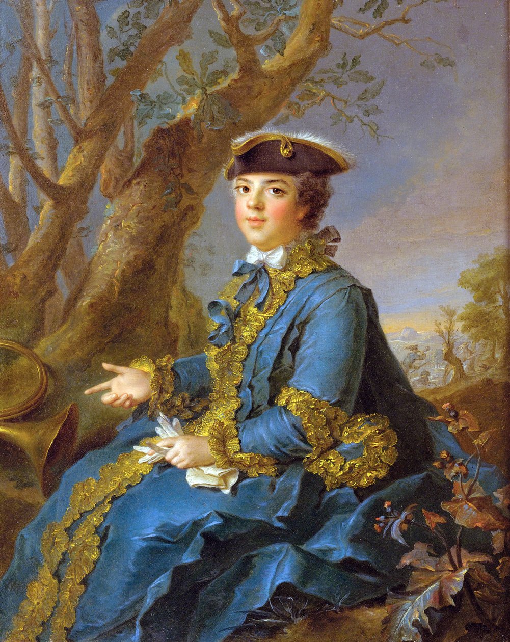 Muotokuva Louise Elisabeth Ranskasta, Espanjan Infanta ja Parman herttuatar (1727-1759)"" - Louise Elisabeth Ranskasta (1727-1759), Parman herttuatar - Nattier, Jean-Marc (1685-1766) - 1760 - Öljy kankaalle - 40,6x34,9 - Yksityinen kokoelma tekijältä Jean Marc Nattier