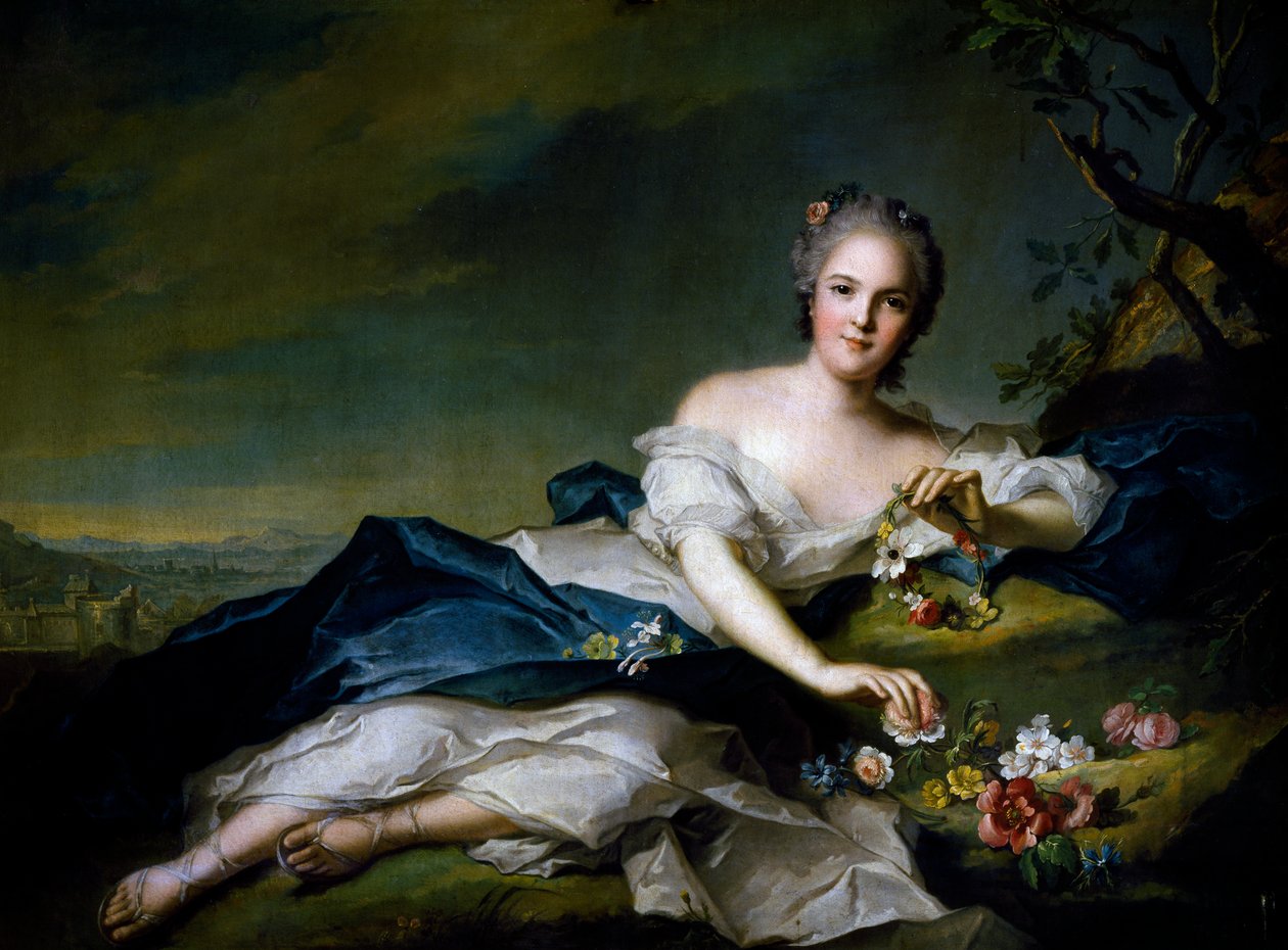 Ranskalaisen Henrietta Marian muotokuva (Pariisi tekijältä Jean Marc Nattier