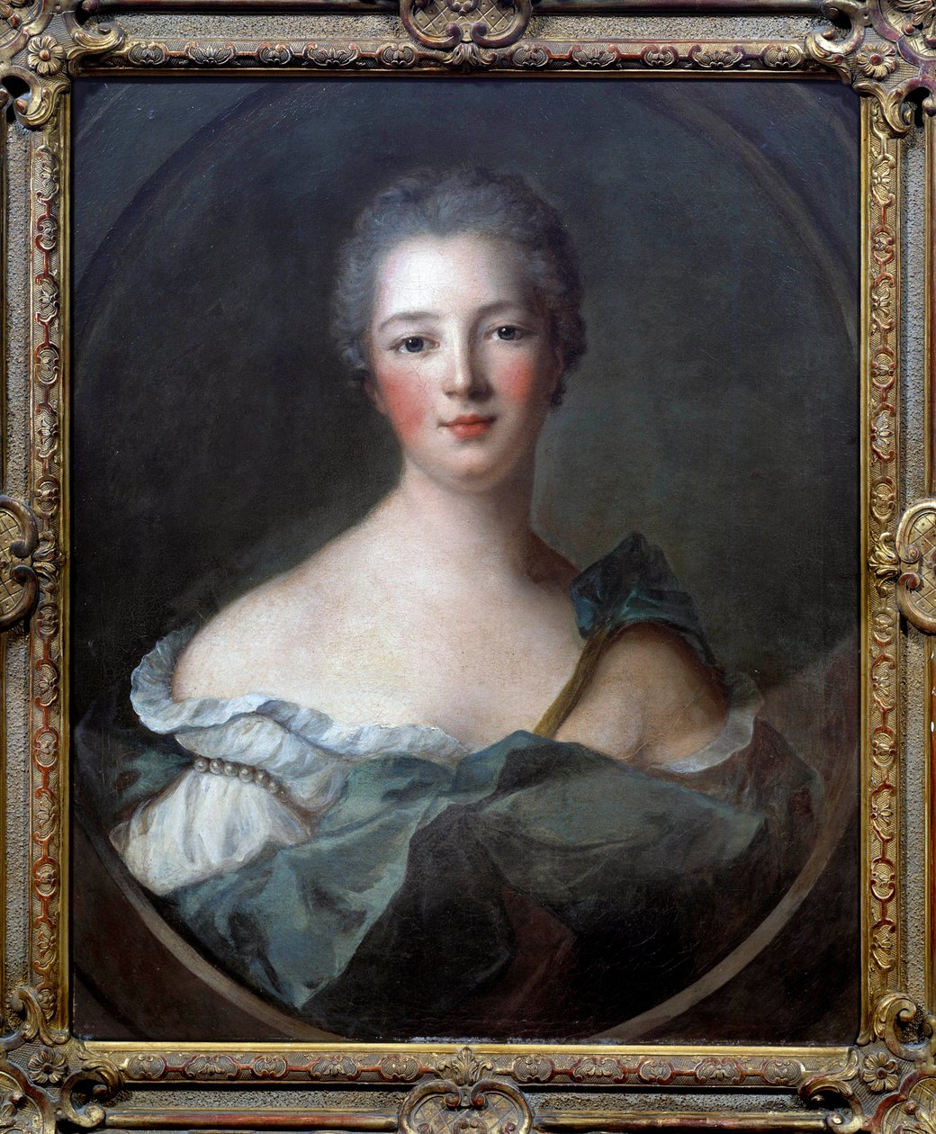 Muotokuva Jeanne Antoinette Poissonista, Pompadourin markiisista (tunnetaan nimellä Madame de Pompadour tekijältä Jean Marc Nattier
