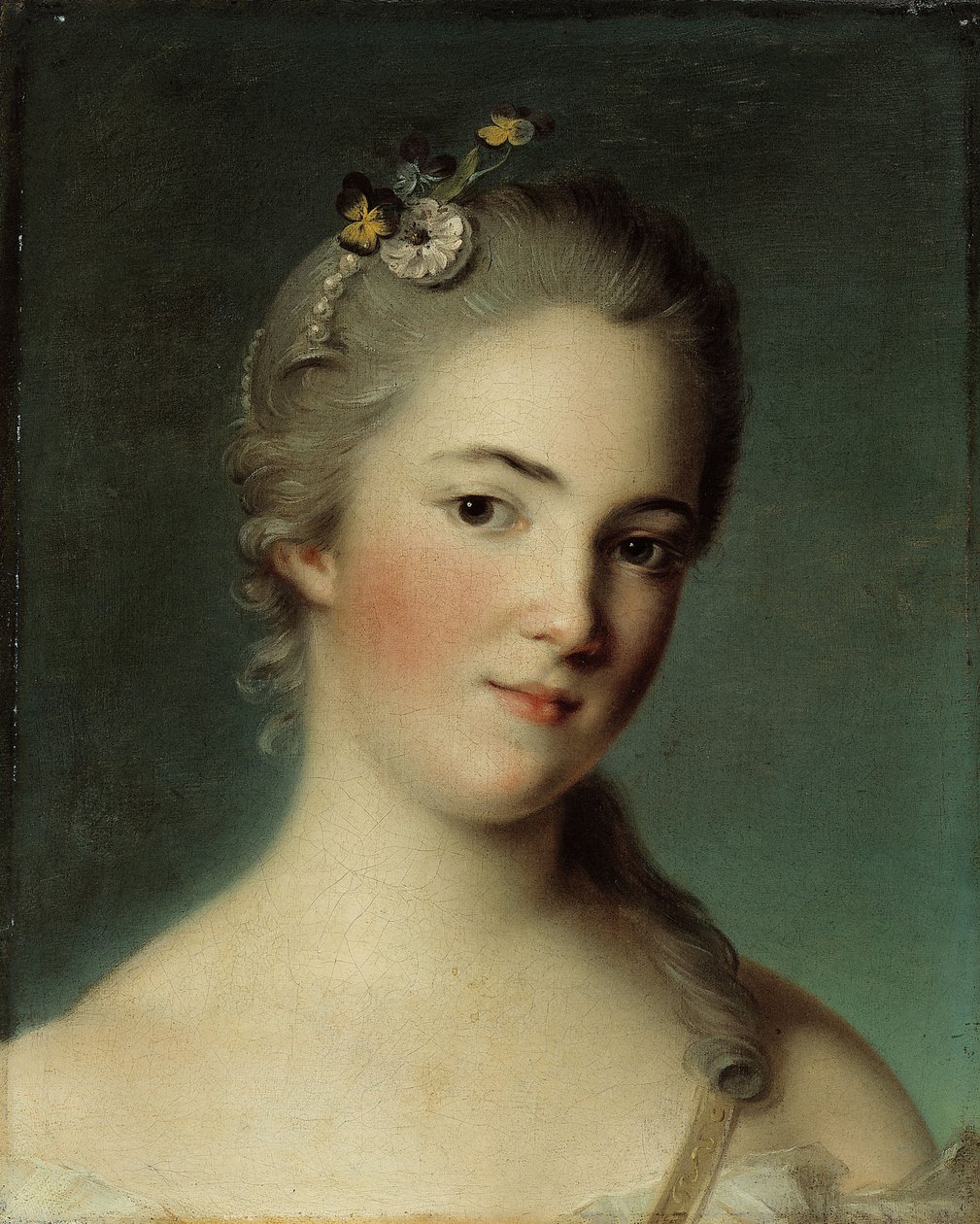 Marie-Geneviève Boudreyn muotokuva. tekijältä Jean Marc Nattier