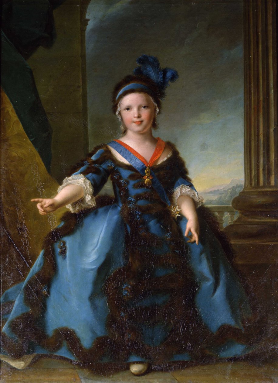 Prinssi Louis Joseph Xavierin muotokuva, Burgundin herttua 1751-1761 tekijältä Jean Marc Nattier