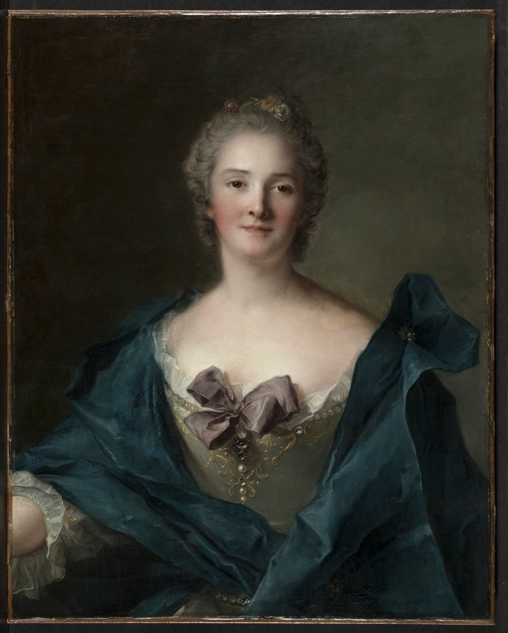 Naisen muotokuva, c. 1748. tekijältä Jean Marc Nattier