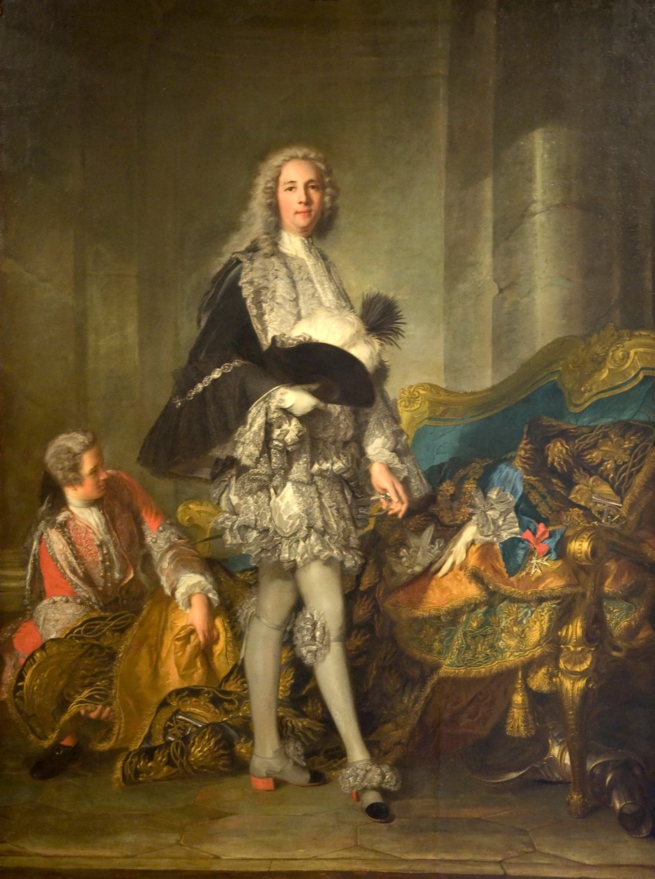 Ranskan marsalkka Richelieun herttuan muotokuva (1696-1788) tekijältä Jean Marc Nattier