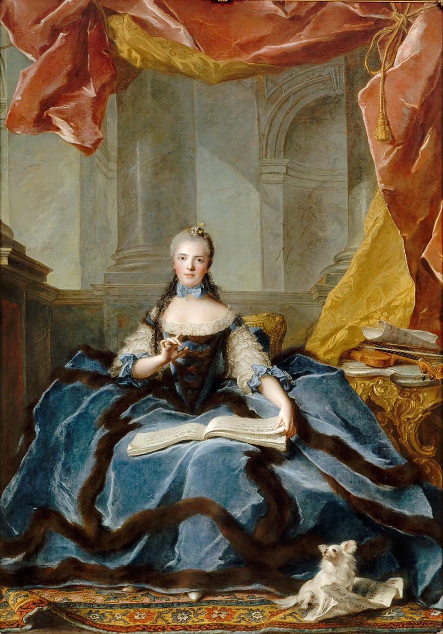 Ranskan prinsessa Marie Adelaide 1732-1800 tekijältä Jean Marc Nattier