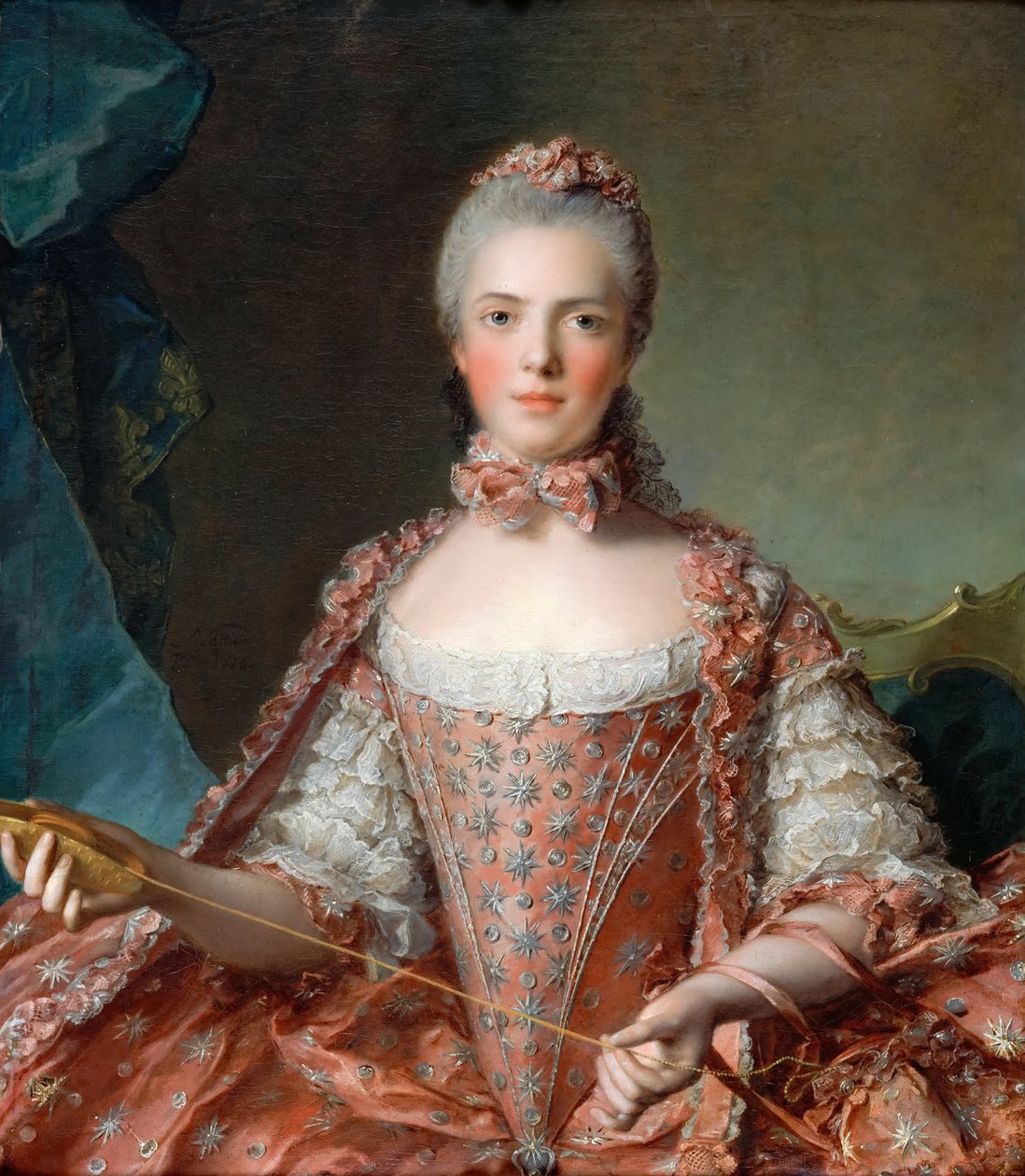Ranskan prinsessa Marie Adelaide 1732-1800 tekijältä Jean Marc Nattier