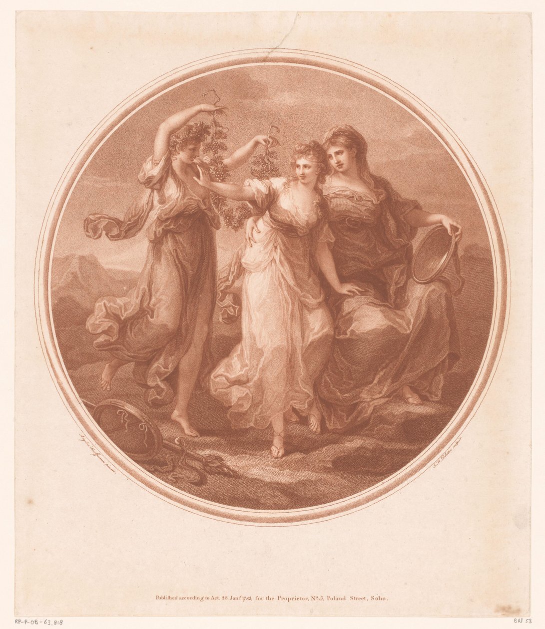 Prudencen (Prudentia) neuvoma kauneus (Bellezza) torjuu Follyn (Pazzia) kiusaukset tekijältä Jean Marie Delattre