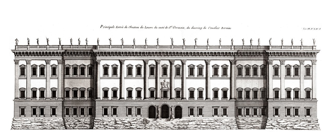 Pariisin Louvre, Gian Lorenzo Berninin projekti: Saint-Germain l