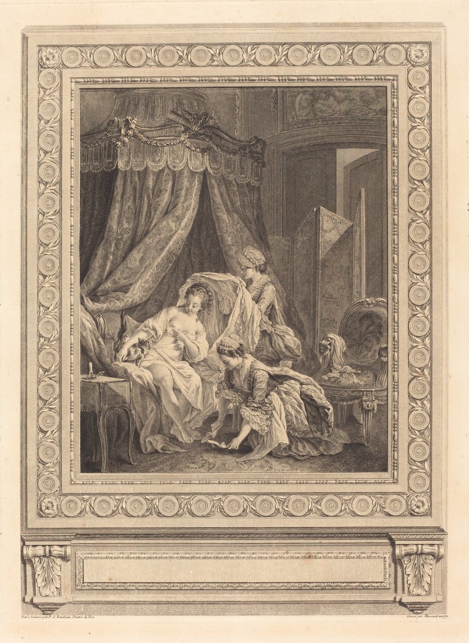 nouse ylös tekijältä Jean Massard after Pierre Antoine Baudouin